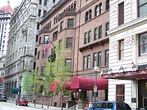 A street in downtown Pittsburgh