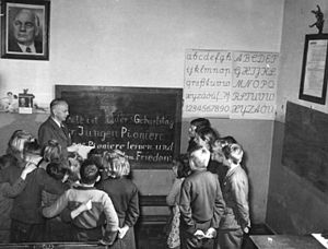 GDR "village teacher" (a teacher tea...