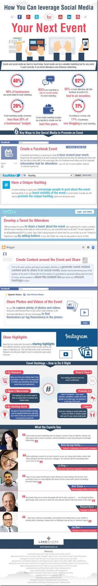 How You Can leverage Social Media for Your Next Event